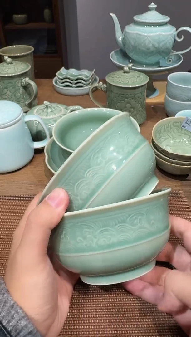 微瑕5.5英寸海浪碗2只