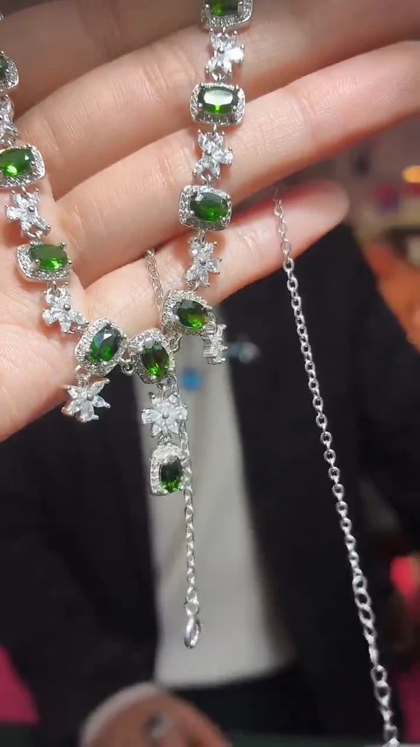 银S925镶嵌透辉石其他（扎德严选）