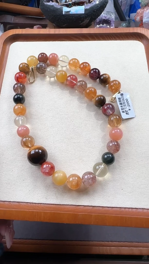 颈饰银S925镶嵌水晶糖*璐+1654651563