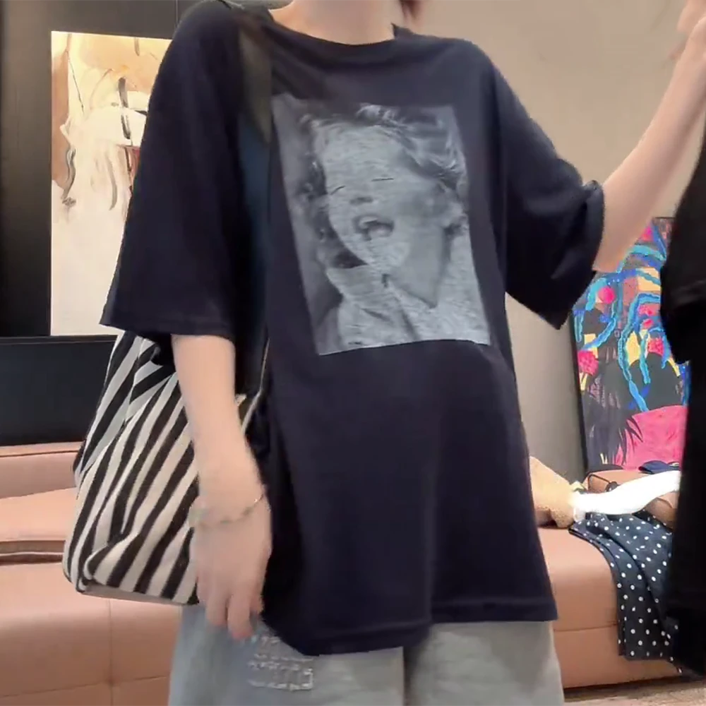 【微笑小孩】短袖t恤女夏季时尚百搭洋气衣服显瘦半袖C5427