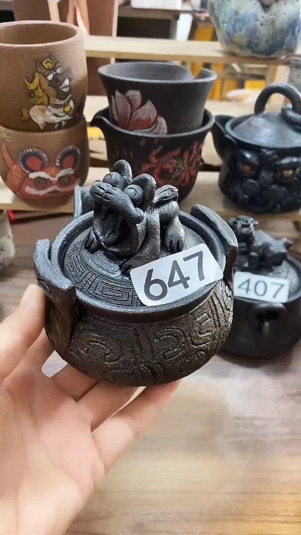 侯*飞爱砂陶艺手工制作