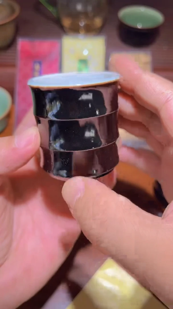 茶盏87乌金双面釉主人杯