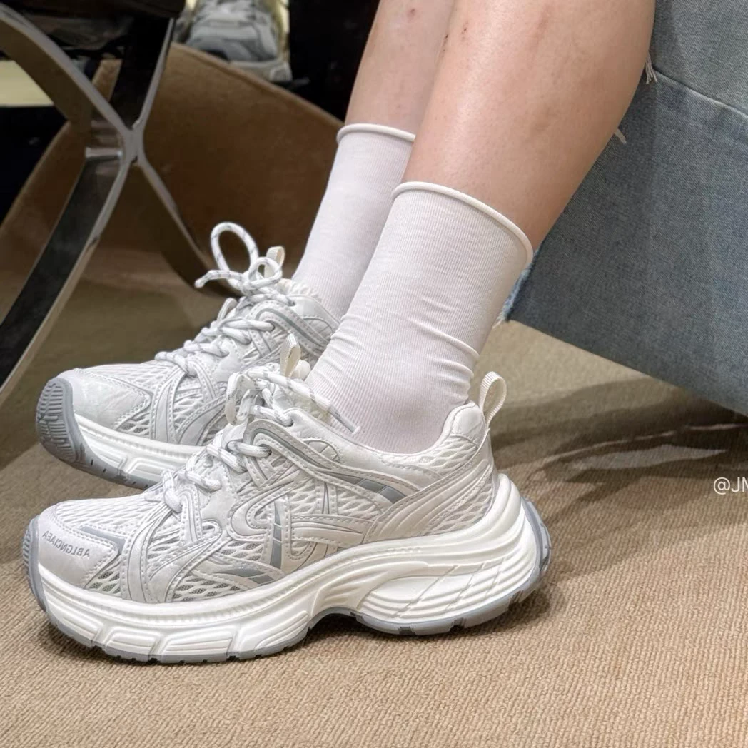 2025夏季新款厚底运动休闲鞋透气老爹鞋1183样品