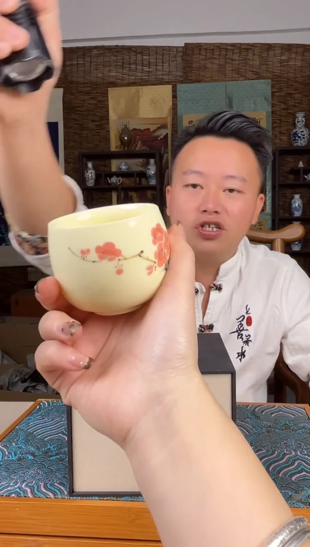 摆件瓷景德镇陶瓷摆件B443带礼盒