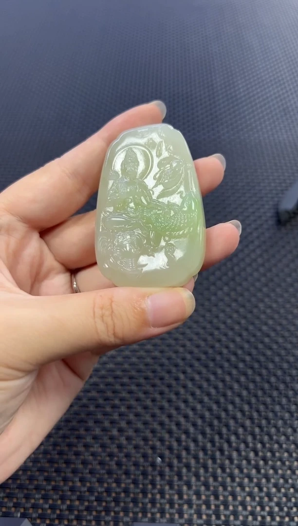 和田玉未镶嵌挂件（多样性发一件）15