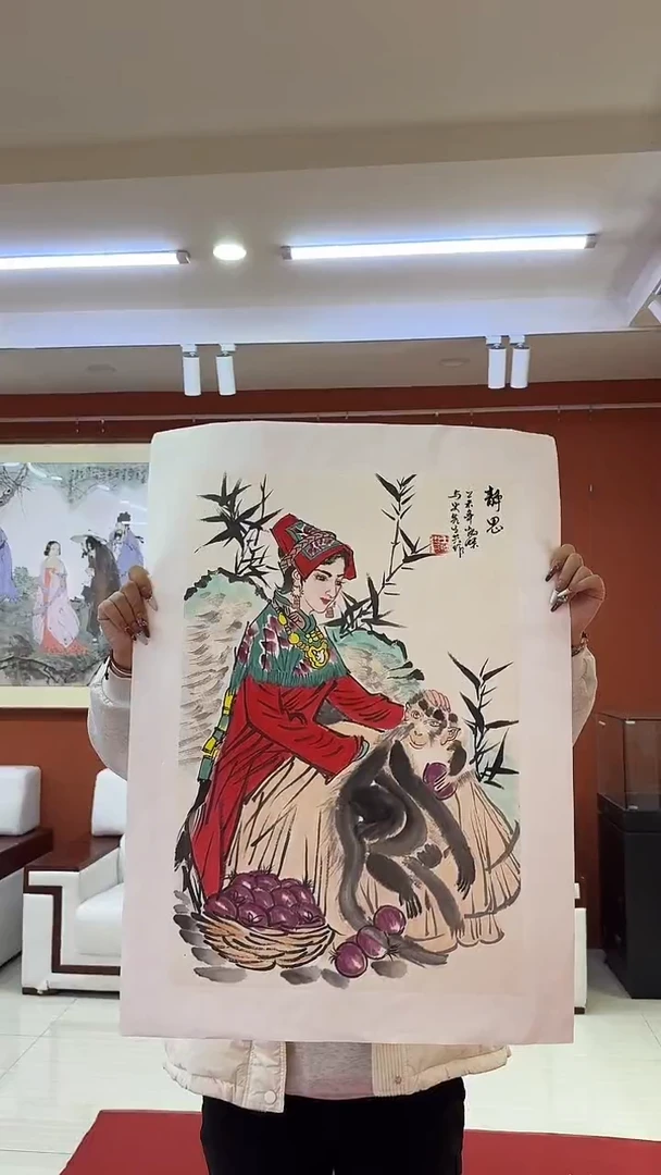 国画王炳杰手绘绘画作品24-23