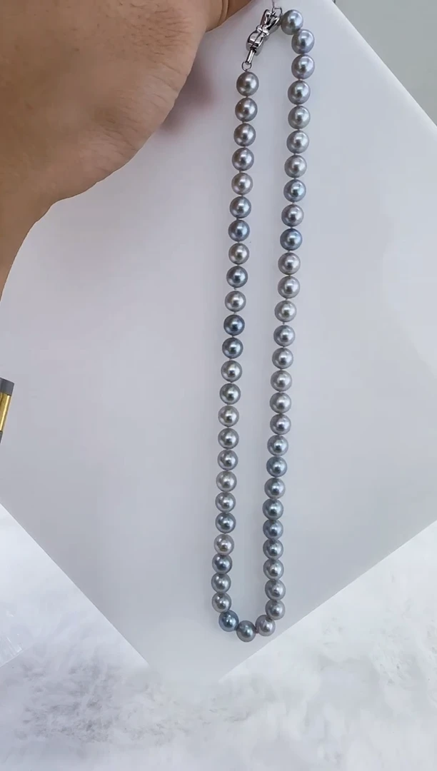 未镶嵌海水珍珠DA珍珠串链7-8  y292