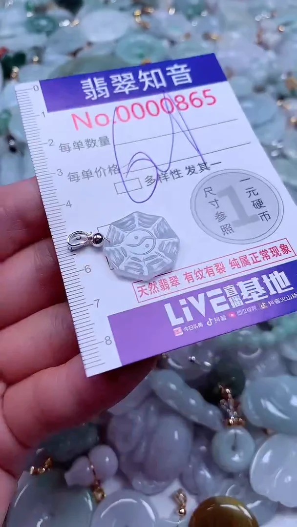 吊坠(不含链)未镶嵌翡翠865