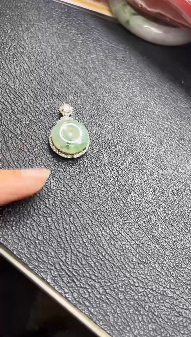 【闪购商品】翡翠颈饰银S925镶嵌0179625591