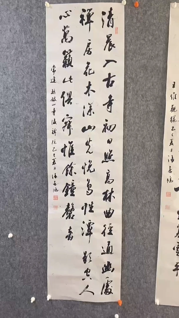书法书法 张若鸿 尺寸138cm*34cm