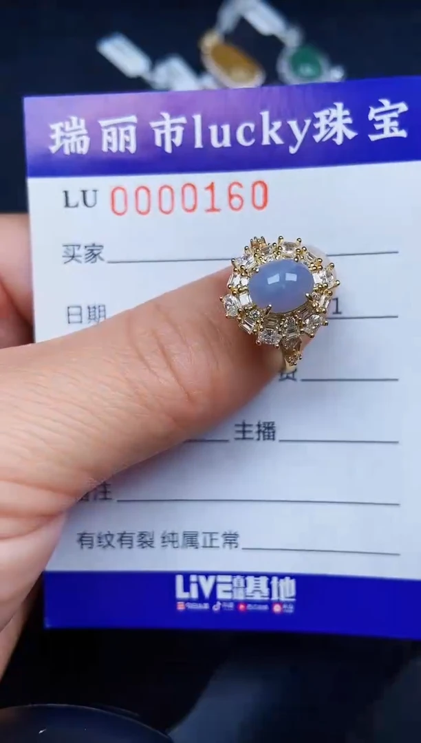 翡翠银S925镶嵌颈饰0160