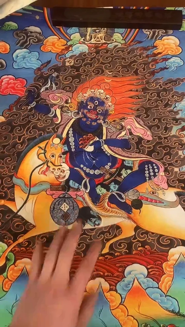 装裱画精美唐卡tk16019