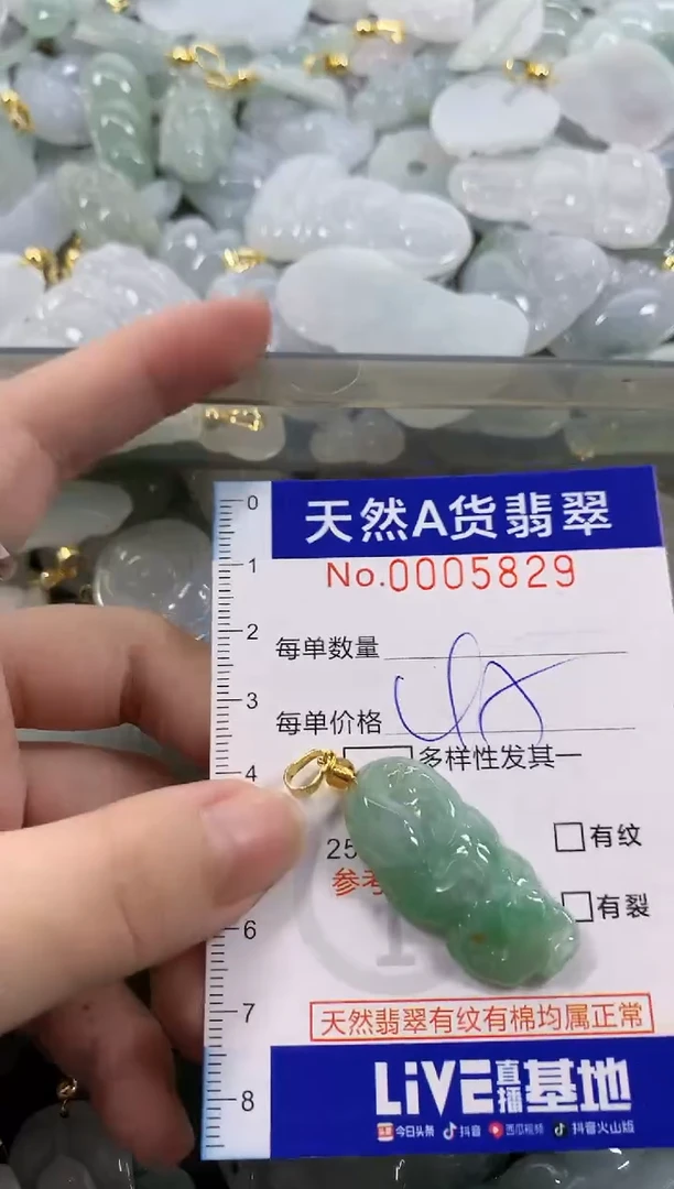 颈饰未镶嵌翡翠天然A货翡翠