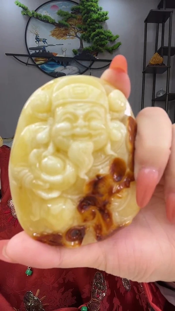 琥珀颈饰未镶嵌项链