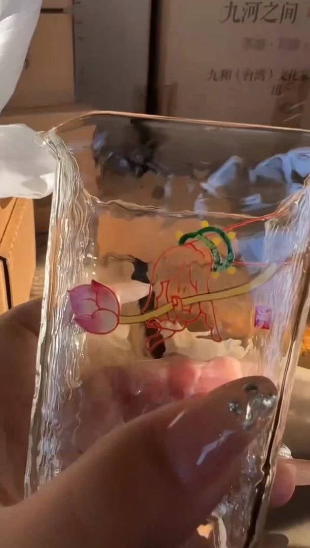 【闪购商品】手绘佛手四方公杯