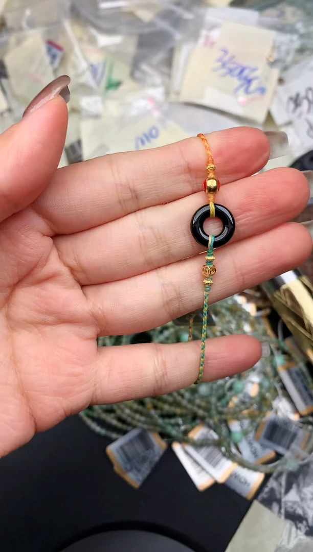 银S925镶嵌挂件翡翠—