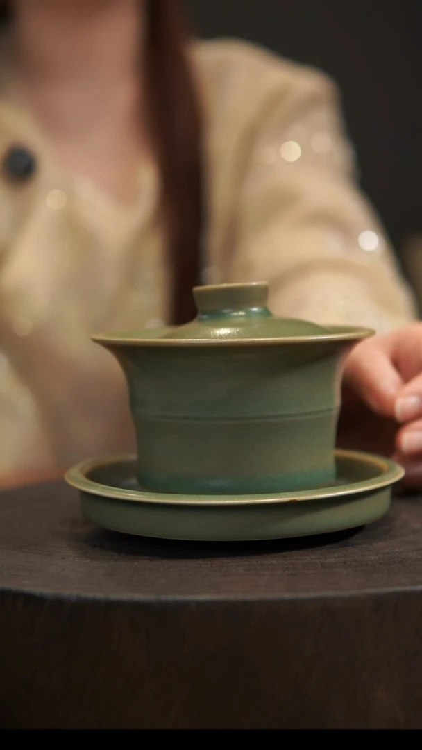 杯子可**斋竹节杯 汝州原产地  原矿老釉