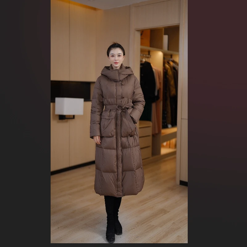 【1766】冬季时尚填充白鸭绒保暖新款羽绒服