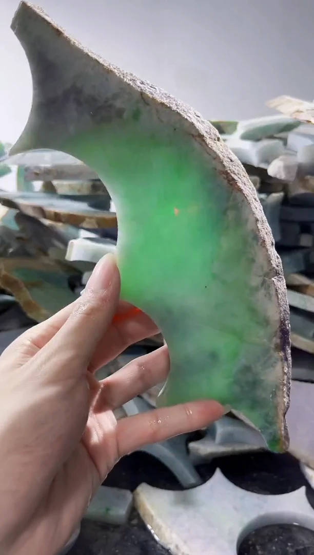 裸石翡翠缅甸翡翠A货陈6429