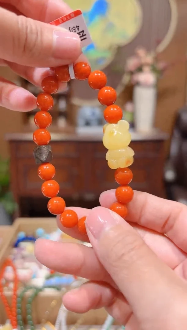 【闪购商品】南红玛瑙手串未镶嵌设计款珠串