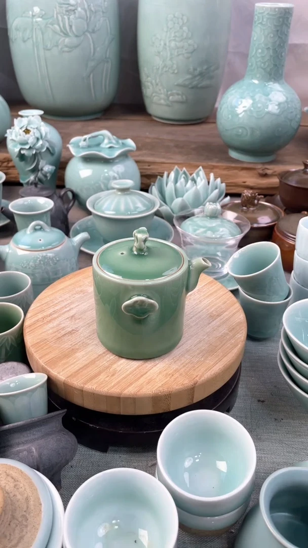 【闪购商品】特价 微瑕 慧仙青瓷