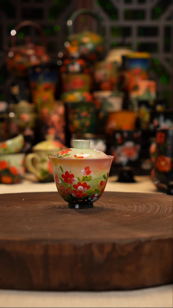 油画    釉下彩   杯子