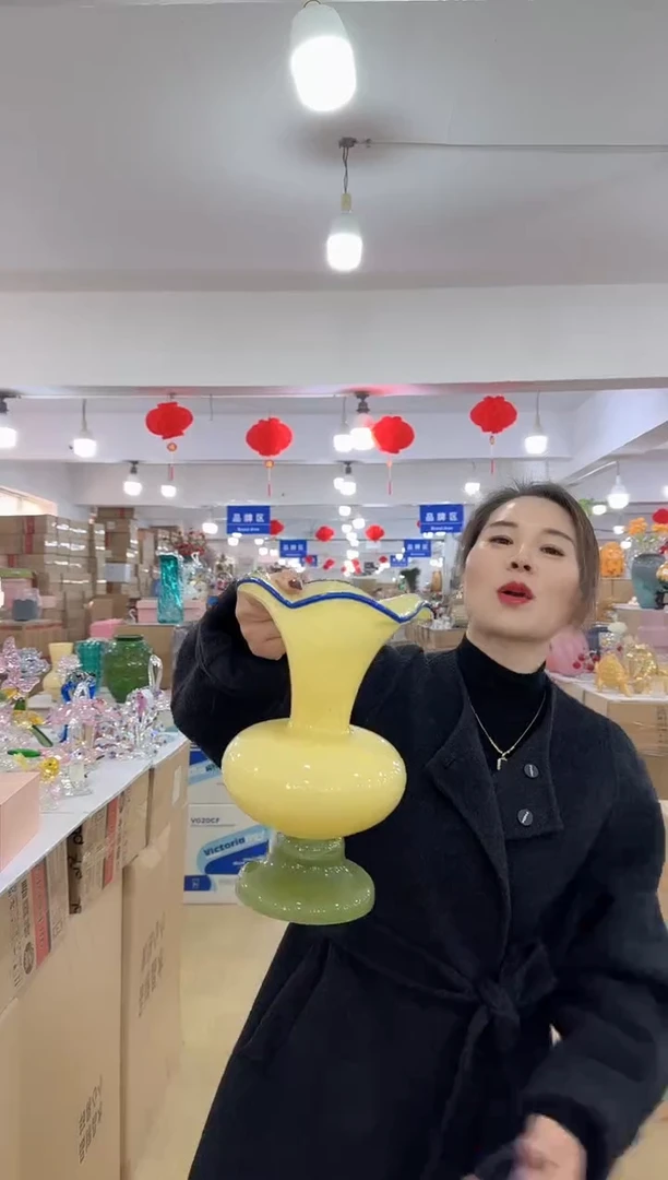 【闪购商品】无铅玻璃美全花器-v-早1