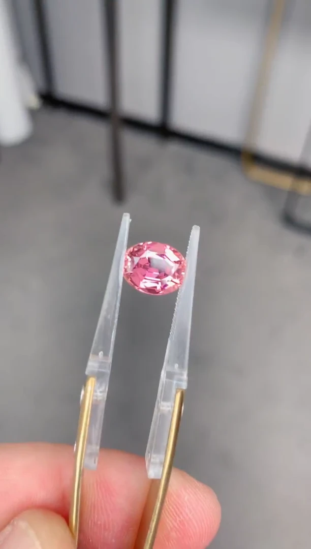 未镶嵌裸石碧玺2.5ct 粉色碧玺 定制