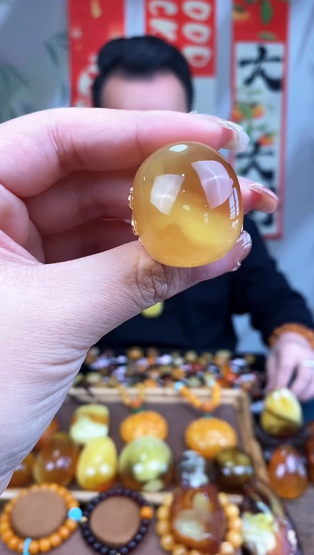 【闪购商品】琥珀裸石银S925镶嵌基地发货 一物一证 顺丰包邮