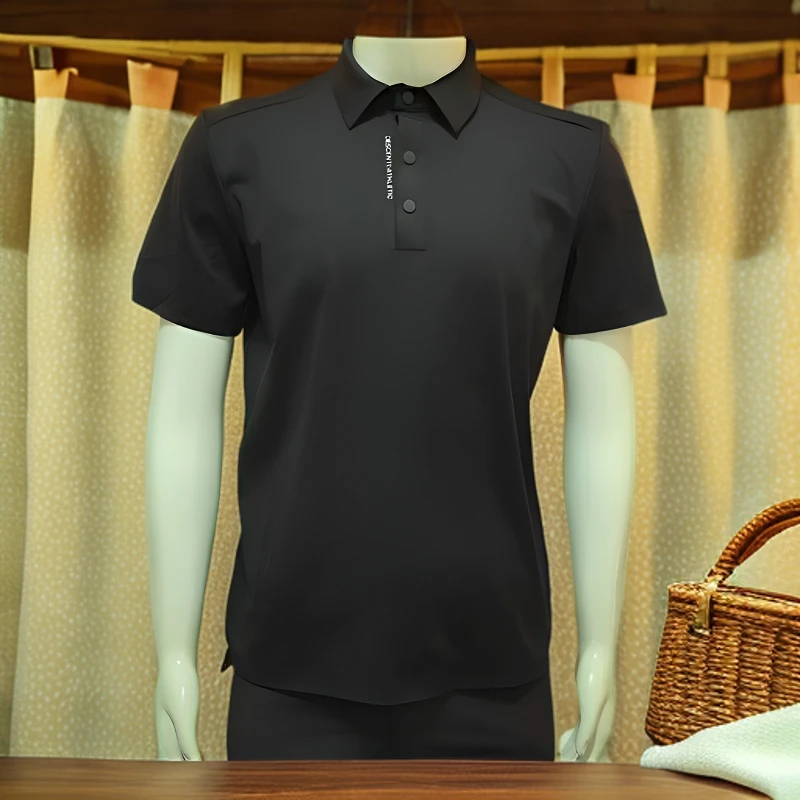 FWJW精品时尚舒适冰丝POLO衫