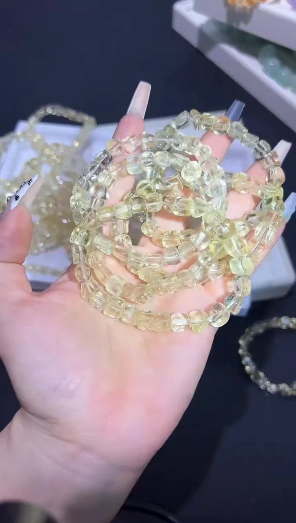 水晶手链未镶嵌49d多样性发其一【1条】默认微瑕/约15~20g