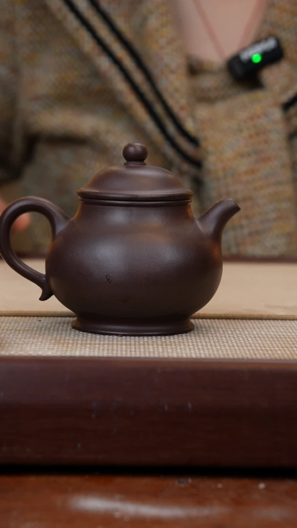 茶壶紫砂微瑕270C原矿老紫泥高潘壶