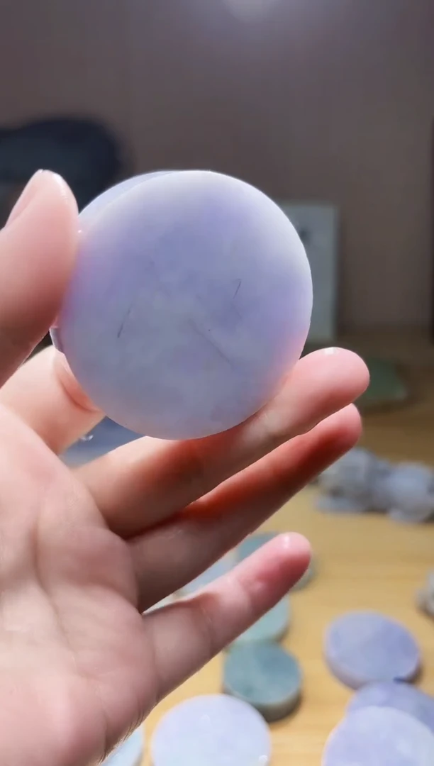翡翠未镶嵌颈饰翡翠A货 姜谭583