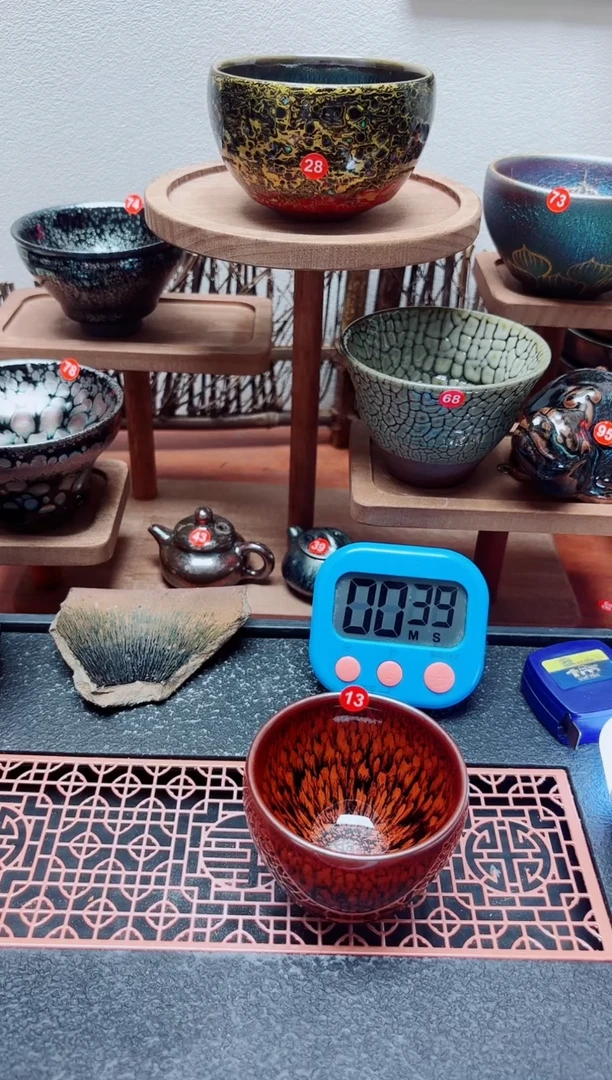 茶盏茗**舍13号建盏工匠茶器