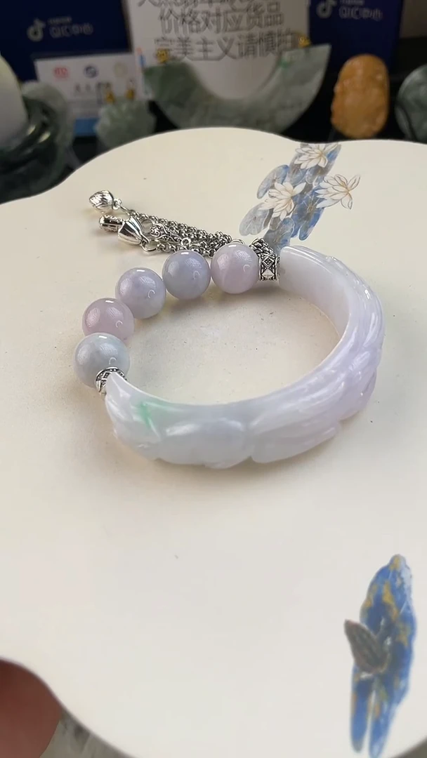 未镶嵌手链翡翠安****啦手工定制主默认微瑕播介绍为准