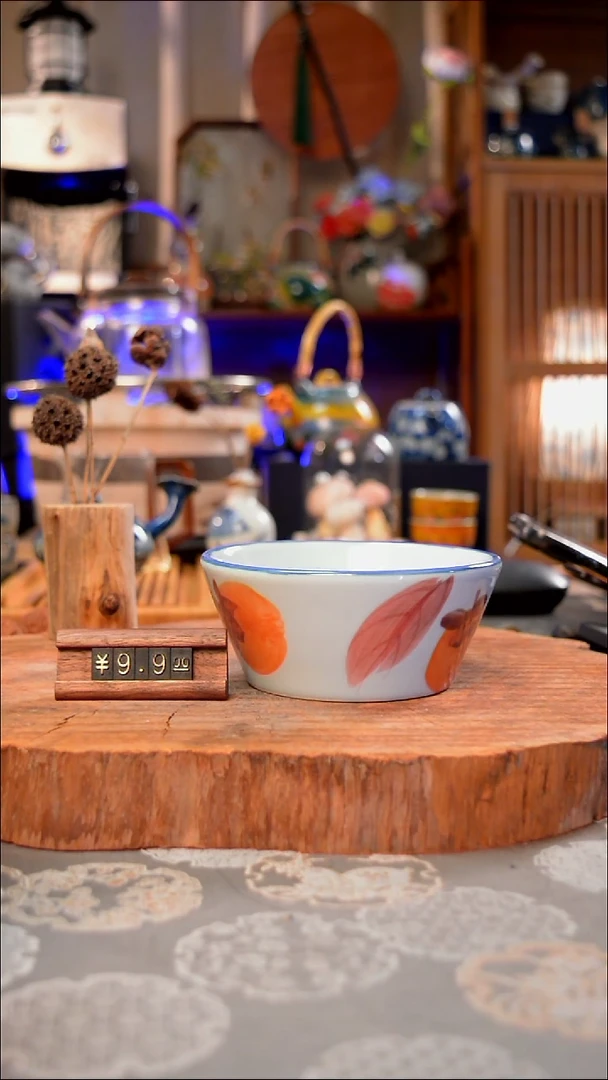 【闪购商品】摆件柿子手工手绘手工手绘