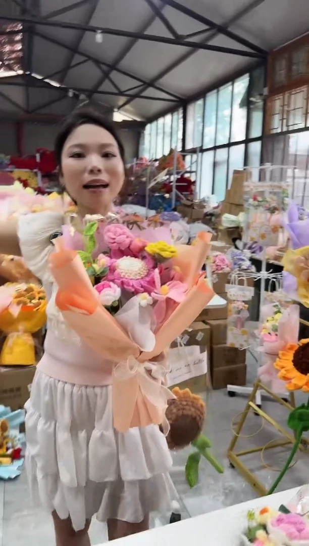 教师节非遗定制花束，孤品清仓 ！！！粉大葵