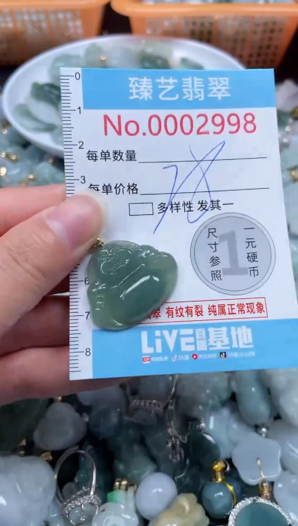 颈饰未镶嵌翡翠2998