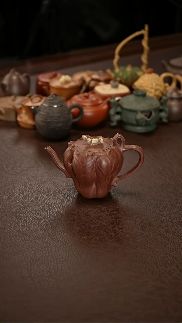 茶壶紫砂莲藕壶紫砂壶