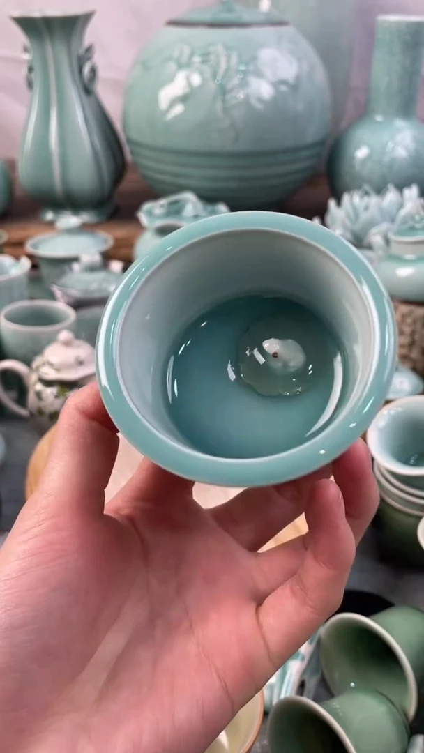 【闪购商品】纯手工 正品 慧仙青瓷 主人杯