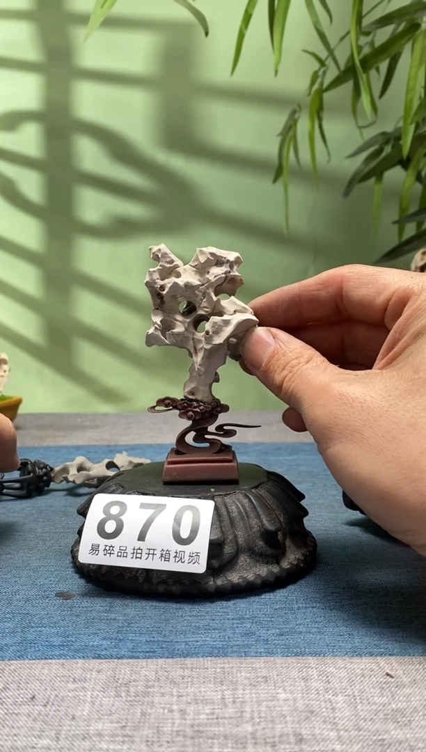 【闪购商品】树脂制品底座 石头是青州玲珑石870号