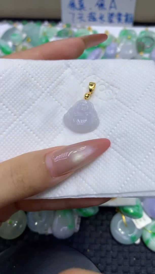 颈饰未镶嵌翡翠天然缅甸A货翡翠