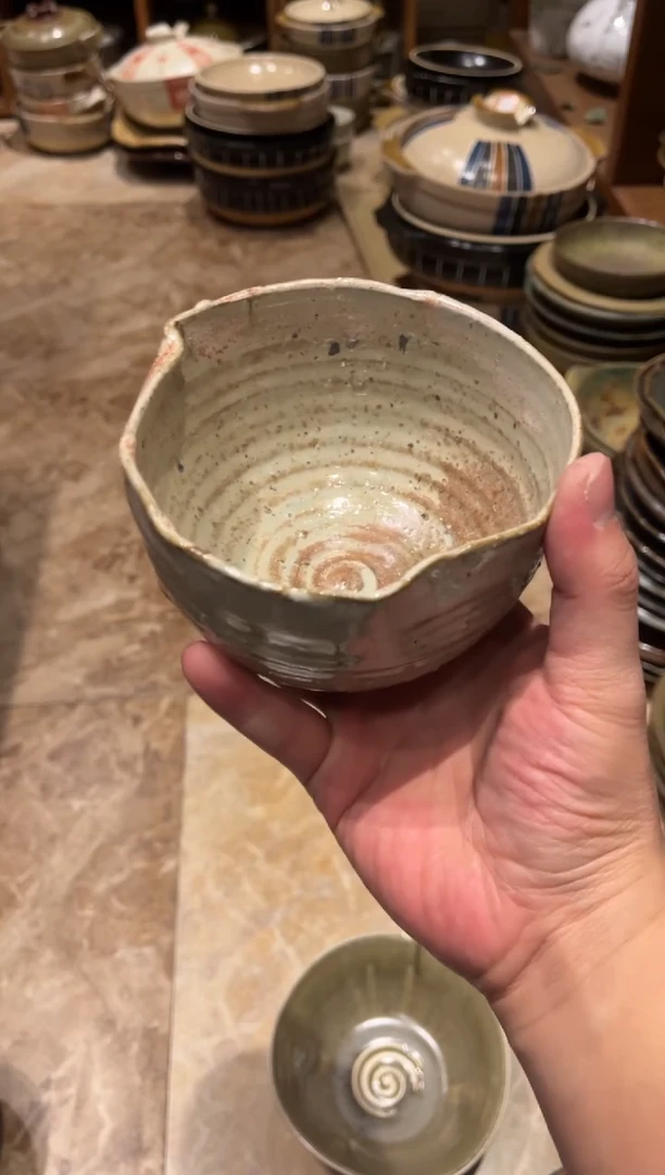 【闪购商品】瓷片297 燕麦粗陶米饭碗1个