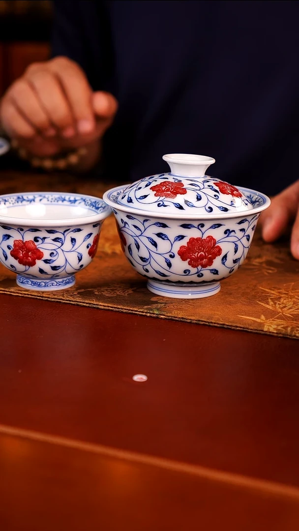 末景德镇手工手绘茶器