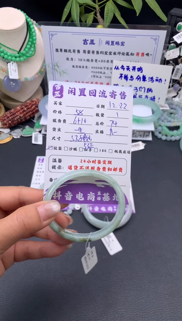 未镶嵌手镯翡翠手镯
