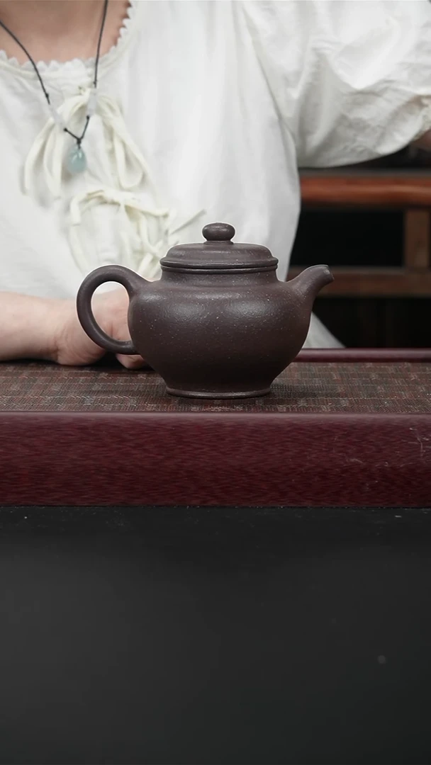 茶壶紫砂xj 天青粗砂 掇只