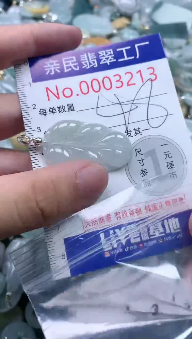 翡翠未镶嵌吊坠(不含链)3213