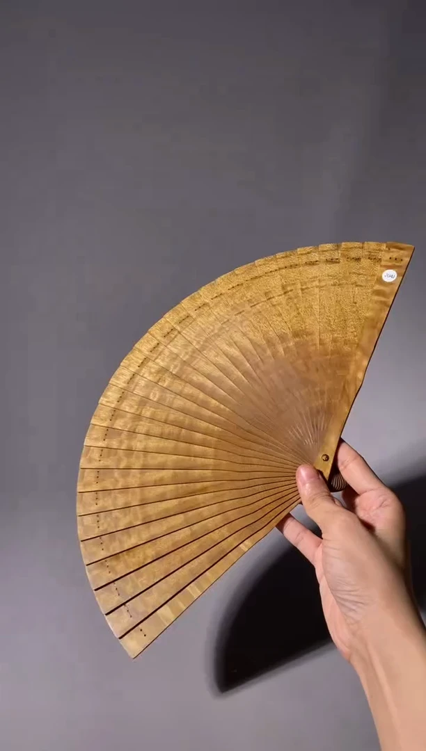 金丝楠梵204号21cm小叶桢楠扇子