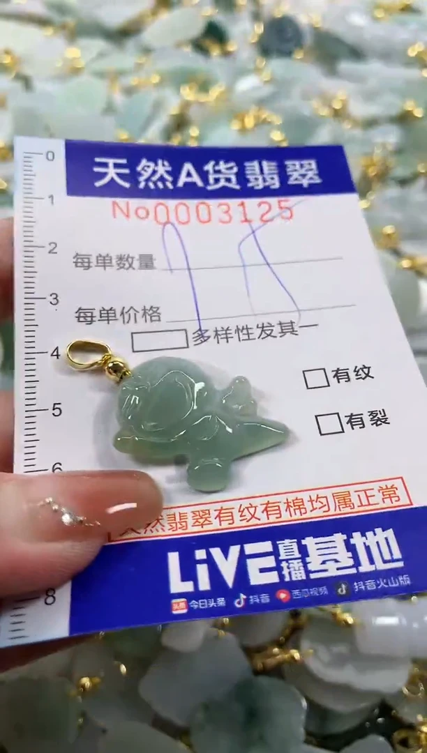 颈饰未镶嵌翡翠天然A货翡翠