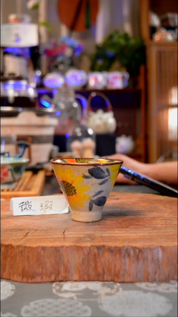 【闪购商品】杯子向日葵手工手绘手工手绘